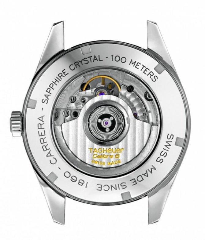 Tag Heuer WAS2150.BD0733 Carrera Calibre 6 Heritage Automatic Watch 39 mm - фото 6