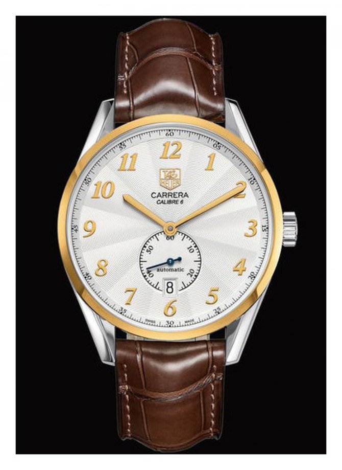 Tag Heuer WAS2150.FC6181 Carrera Calibre 6 Heritage Automatic Watch 39 mm - фото 4