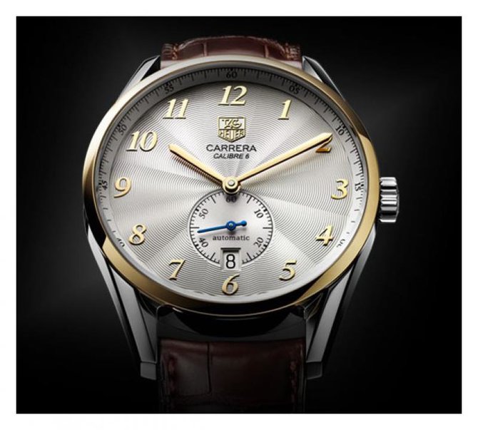 Tag Heuer WAS2150.FC6181 Carrera Calibre 6 Heritage Automatic Watch 39 mm - фото 7