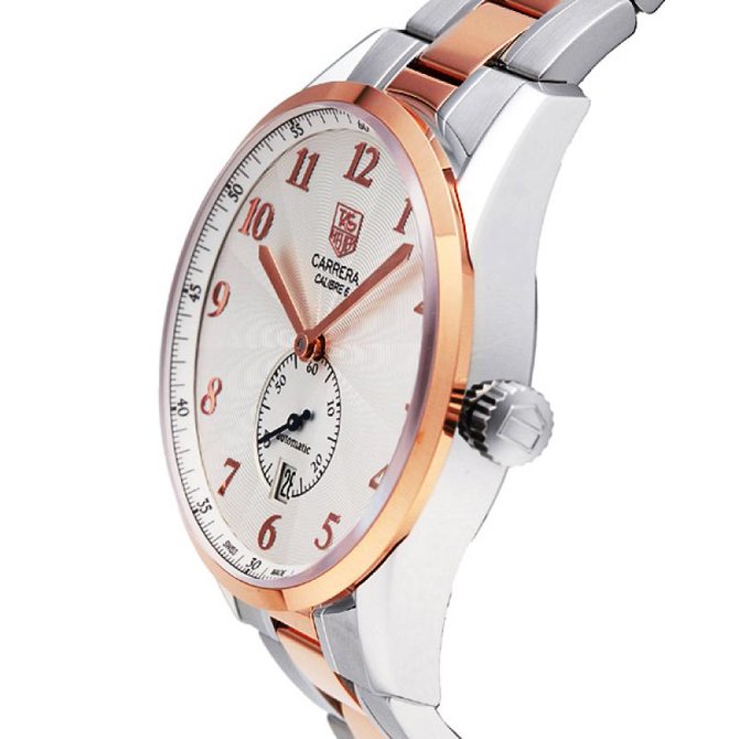 Tag Heuer WAS2151.BD0734 Carrera Calibre 6 Heritage Automatic Watch 39 mm - фото 2