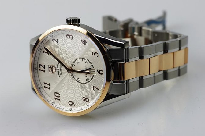 Tag Heuer WAS2151.BD0734 Carrera Calibre 6 Heritage Automatic Watch 39 mm - фото 5