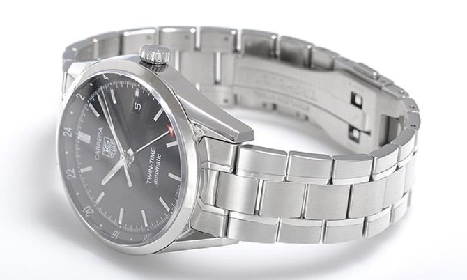 Tag Heuer WV2115.BA0787 Carrera Calibre 7 Twin Time Automatic 39 mm  - фото 6
