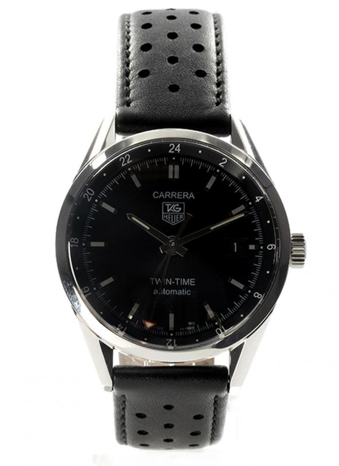 Tag Heuer WV2115.FC6180 Carrera Calibre 7 Twin Time Automatic 39 mm - фото 4