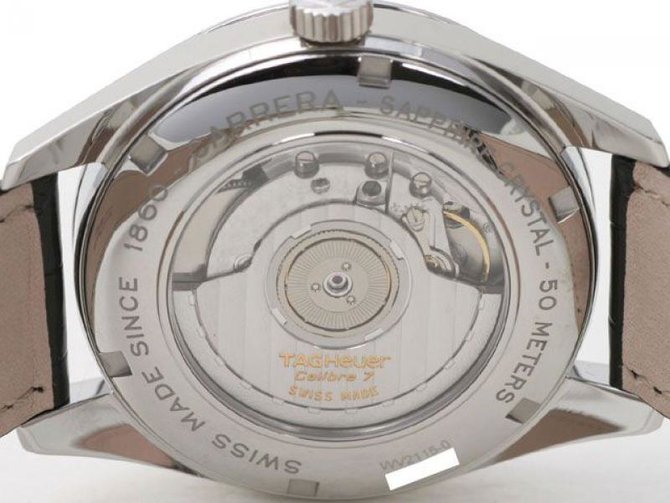 Tag Heuer WV2115.FC6180 Carrera Calibre 7 Twin Time Automatic 39 mm - фото 9