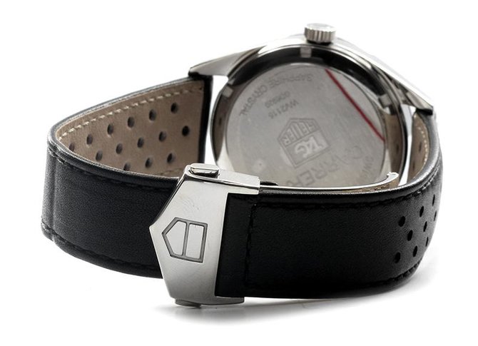 Tag Heuer WV2115.FC6180 Carrera Calibre 7 Twin Time Automatic 39 mm - фото 3