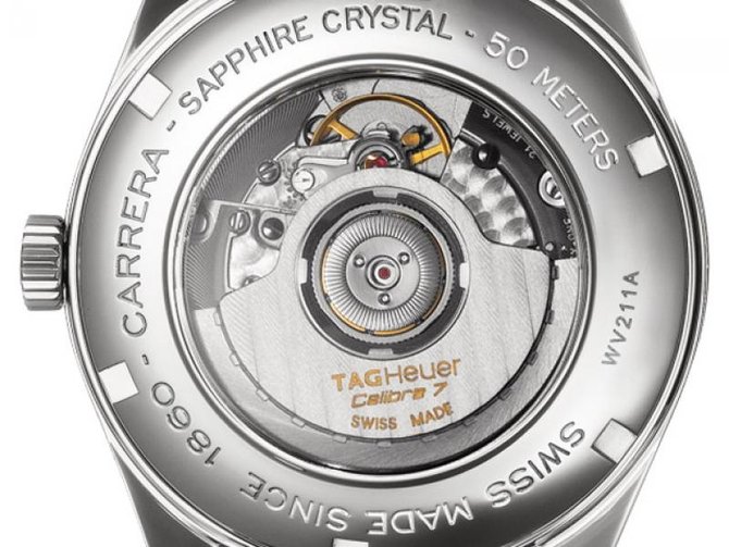 Tag Heuer WV2116.BA0787 Carrera Calibre 7 Twin Time Automatic 39 mm - фото 7
