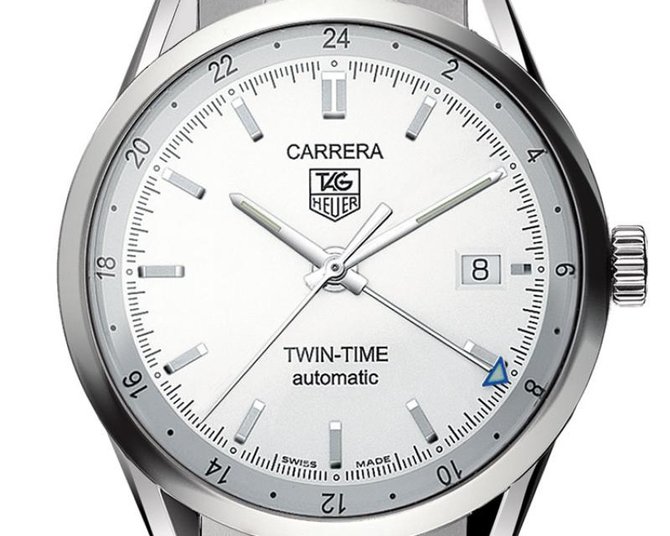 Tag Heuer WV2116.BA0787 Carrera Calibre 7 Twin Time Automatic 39 mm - фото 6