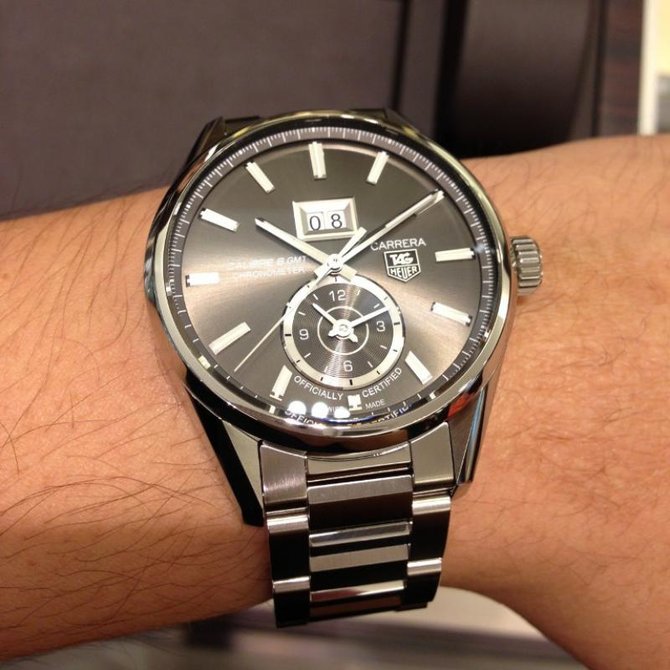 Tag Heuer WAR5012 BA0723 Carrera Calibre 8 Grande Date GMT - фото 7