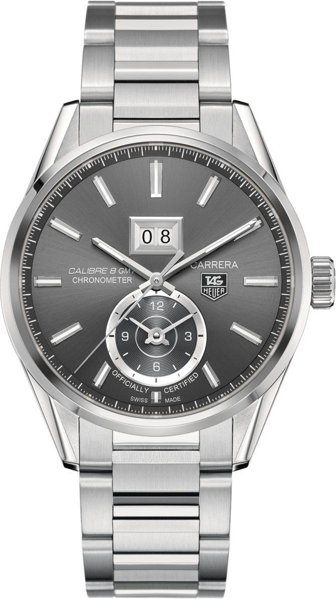 Tag Heuer WAR5012 BA0723 Carrera Calibre 8 Grande Date GMT - фото 1