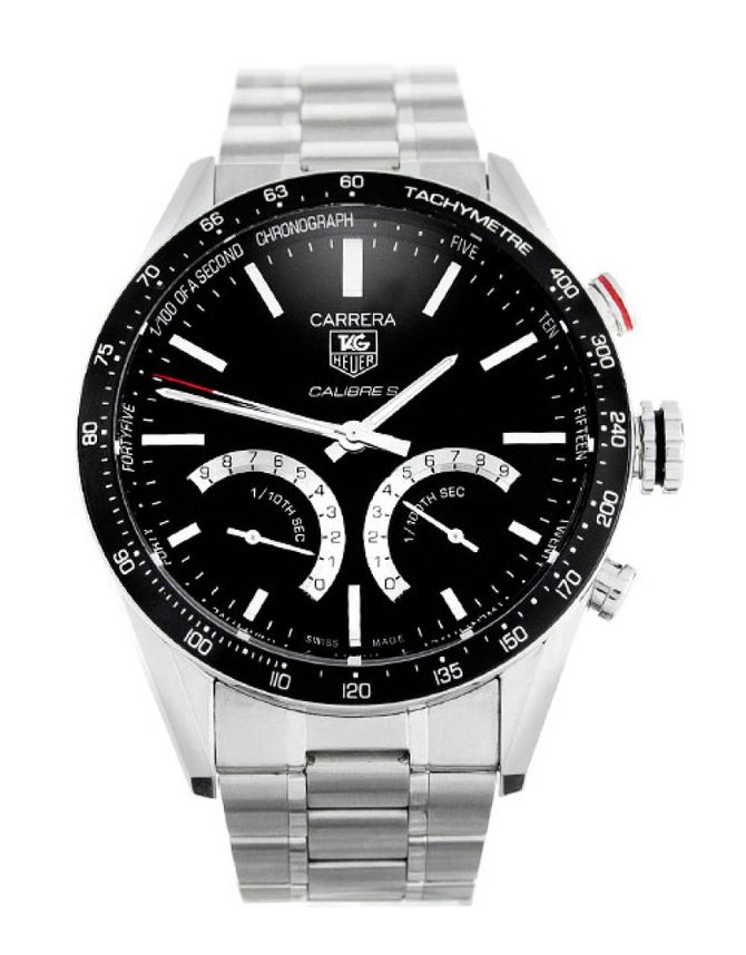 Tag Heuer CV7A12.BA0795 Carrera Calibre S 1/100 th sec Electro-Mechanical Chronograph 43 mm  - фото 3