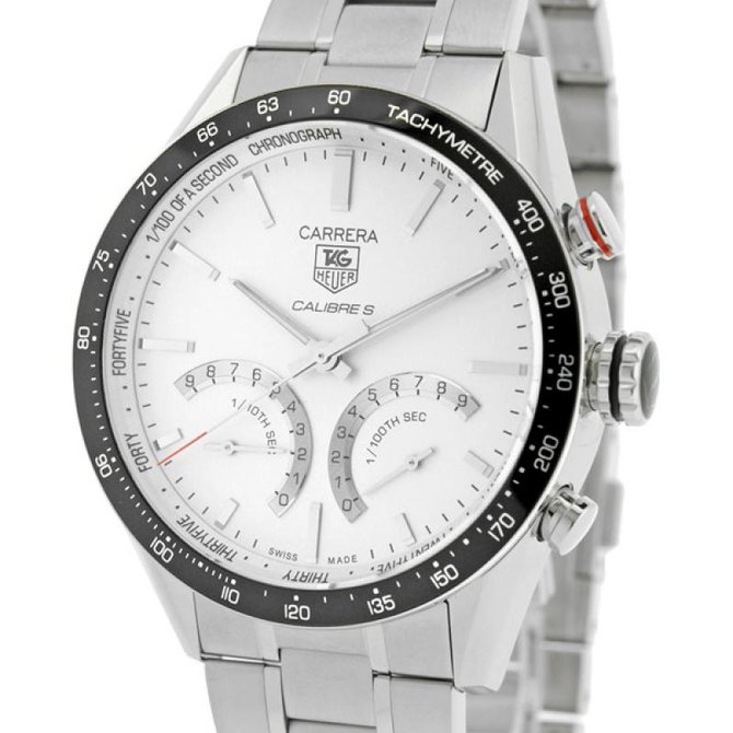 Tag Heuer CV7A13.BA0795 Carrera Calibre S 1/100 th sec Electro-Mechanical Chronograph 43 mm - фото 5
