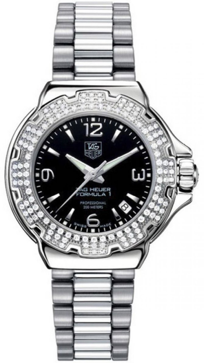 Tag Heuer WAC1214.BA0852 Formula1 Diamond Bezel 37 mm - фото 1