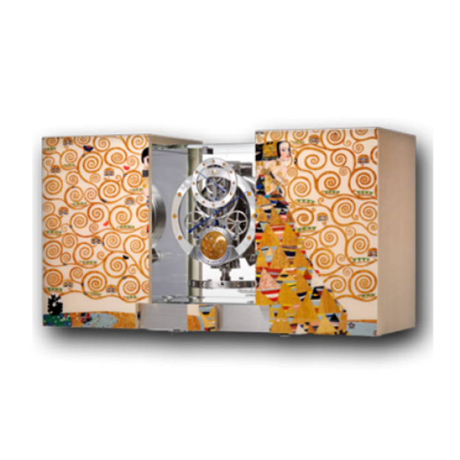 Jaeger LeCoultre 5543 307 ATMOS Complication Marqueterie 