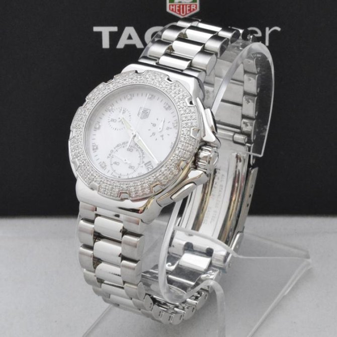 Tag Heuer CAC1310.BA0852 Formula1 Diamond Dial & Bezel Chronograph 37 mm  - фото 5
