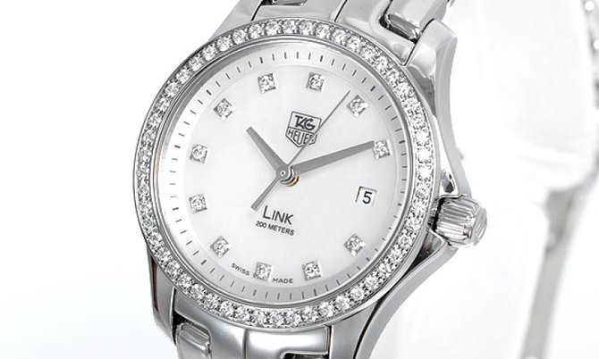 Tag Heuer WJF1319.BA0572 Link Diamond Dial and Bezel 27 mm - фото 2