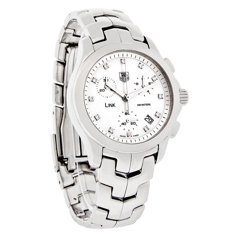 CJF1312.BA0580 Tag Heuer Diamond Dial Chronograph 33 mm Link