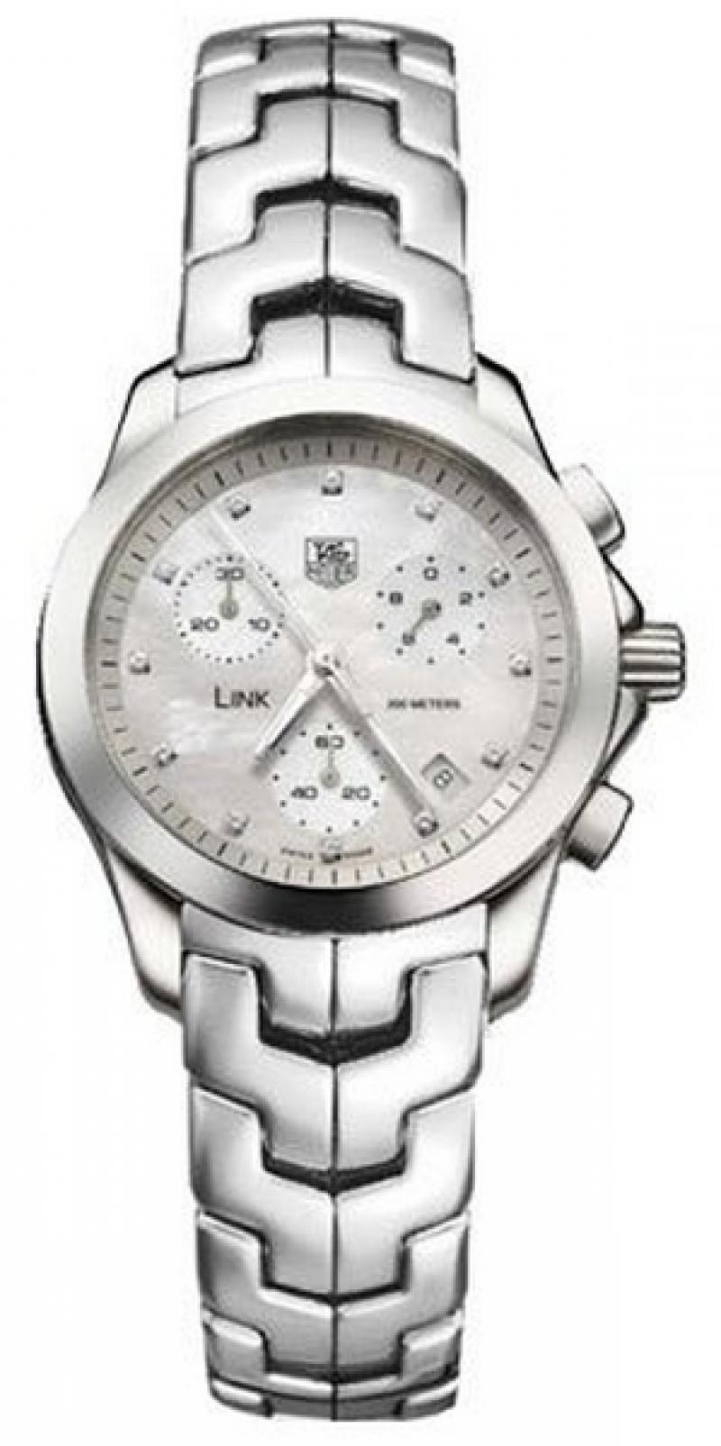 CJF1312.BA0580 Tag Heuer Diamond Dial Chronograph 33 mm Link