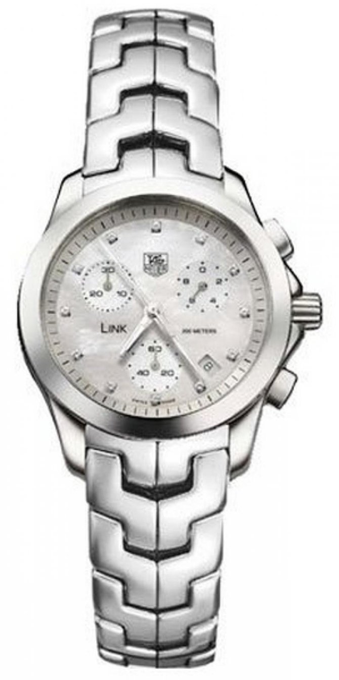 Tag Heuer CJF1312.BA0580 Link Diamond Dial Chronograph 33 mm - фото 1