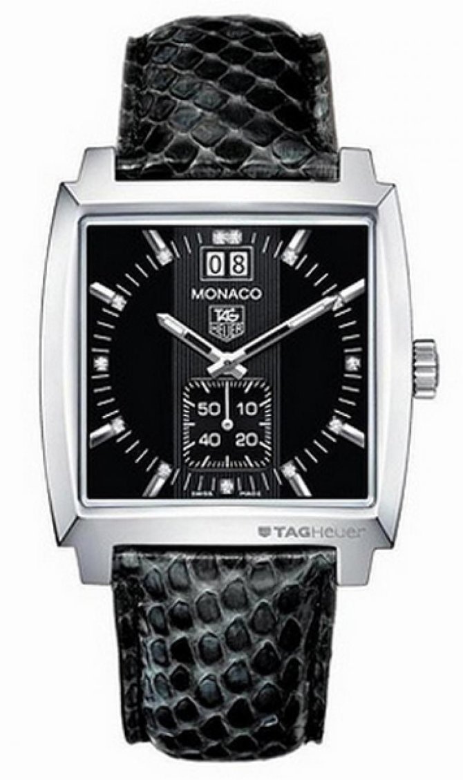 Tag Heuer WAW1310.FC6216 Monaco Grande Date Diamond Dial 37 mm - фото 1