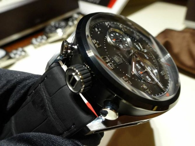Tag Heuer CAR2C12.FC6327 Carrera Calibre 1887 Automatic Chrono Bullhead - фото 3