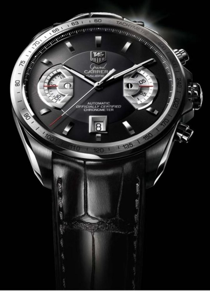 Tag Heuer CAV-511A.FC-6225 Grand Carrera Calibre 17 Automatic Chronograph 43 mm  - фото 6