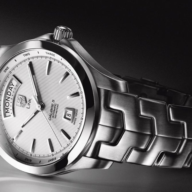 Tag Heuer WJF2011.BA0592 Link Calibre 5 Day Date Automatic 42 mm - фото 11