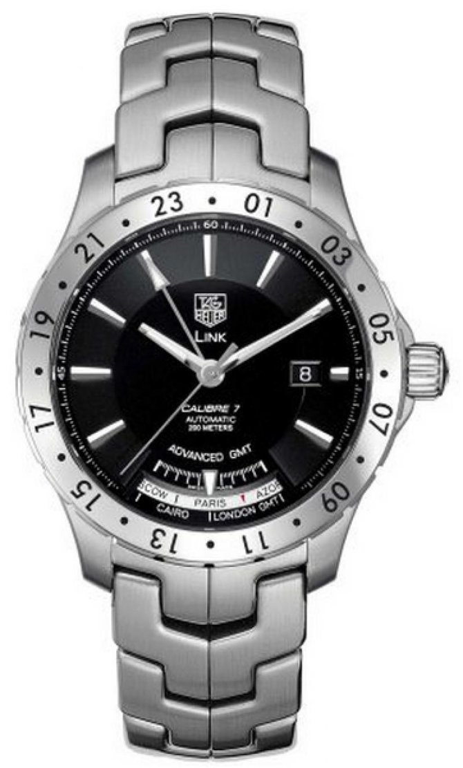 Tag Heuer WJ2010.BA0591 Link Calibre 7 Worldtimer Automatic 42 mm - фото 1