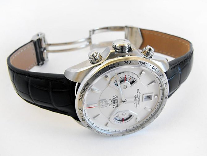 Tag Heuer CAV511B.FC6225 Grand Carrera Calibre 17 Automatic Chronograph 43 mm  - фото 4