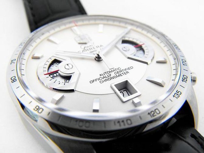 Tag Heuer CAV511B.FC6225 Grand Carrera Calibre 17 Automatic Chronograph 43 mm  - фото 5
