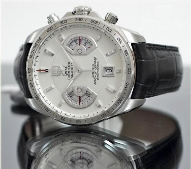 Tag Heuer CAV511B.FC6225 Grand Carrera Calibre 17 Automatic Chronograph 43 mm  - фото 6