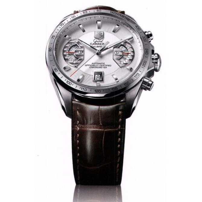 Tag Heuer CAV-511B.FC-6231 Grand Carrera Calibre 17 Automatic Chronograph 43 mm  - фото 3