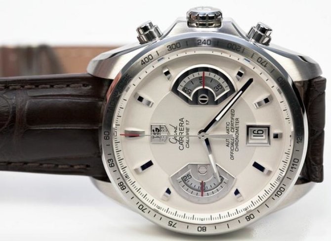 Tag Heuer CAV-511B.FC-6231 Grand Carrera Calibre 17 Automatic Chronograph 43 mm  - фото 4