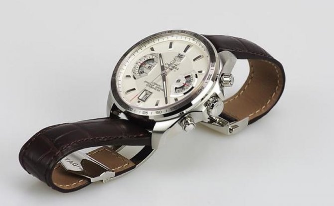 Tag Heuer CAV-511B.FC-6231 Grand Carrera Calibre 17 Automatic Chronograph 43 mm  - фото 6