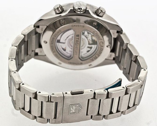Tag Heuer CAV511E.BA0902 Grand Carrera Calibre 17 Automatic Chronograph 43 mm  - фото 5