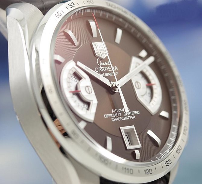 Tag Heuer CAV511E.BA0902 Grand Carrera Calibre 17 Automatic Chronograph 43 mm  - фото 6