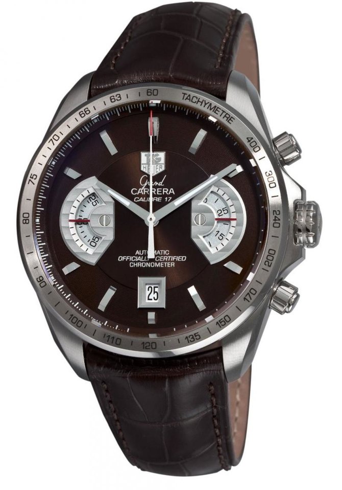 Tag Heuer CAV511E.FC6231 Grand Carrera Calibre 17 Automatic Chronograph 43 mm  - фото 2