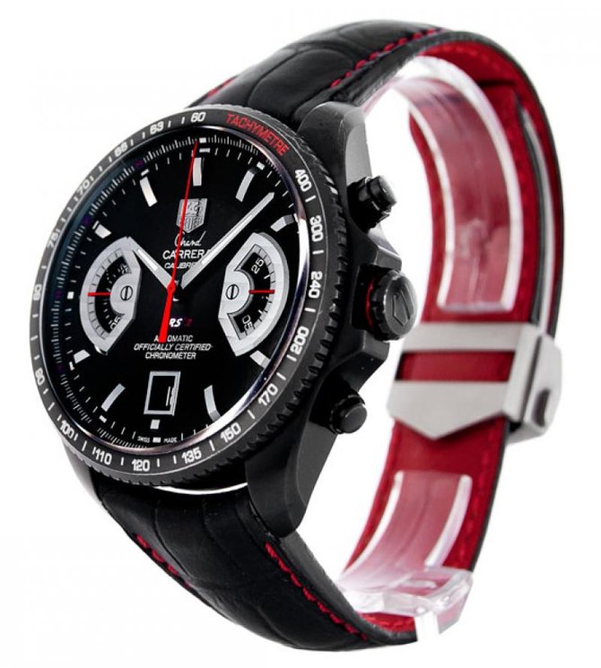 Tag Heuer CAV-518B.FC-6237 Grand Carrera Calibre 17 RS2 Automatic Chronograph 43 mm  - фото 3