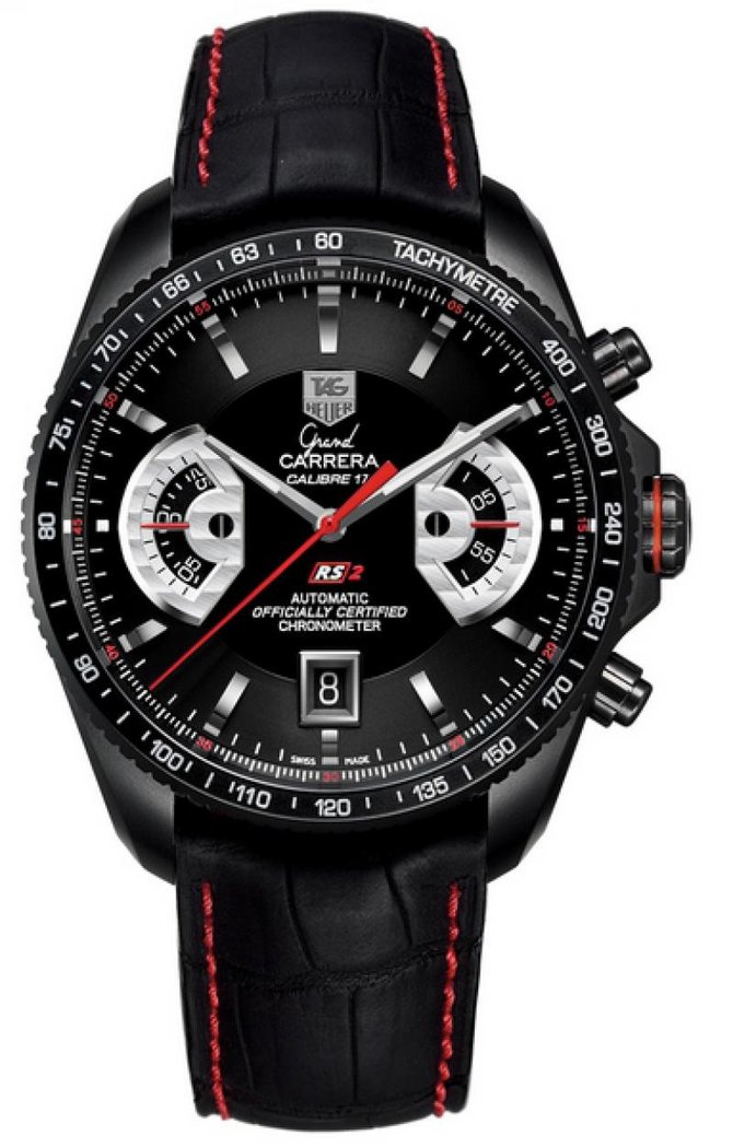 Tag Heuer CAV-518B.FC-6237 Grand Carrera Calibre 17 RS2 Automatic Chronograph 43 mm  - фото 1