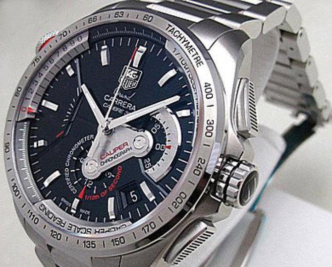 Tag Heuer CAV5115.BA0902 Grand Carrera Calibre 36 RS Caliper Automatic Chronograph 43  - фото 2
