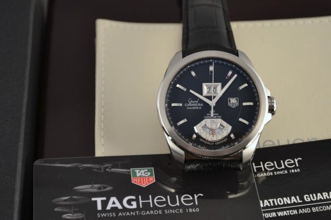 Tag Heuer WAV5111.FC6225 Grand Carrera Calibre 8 RS Grand-Date GMT Automatic 42.5 mm  - фото 4