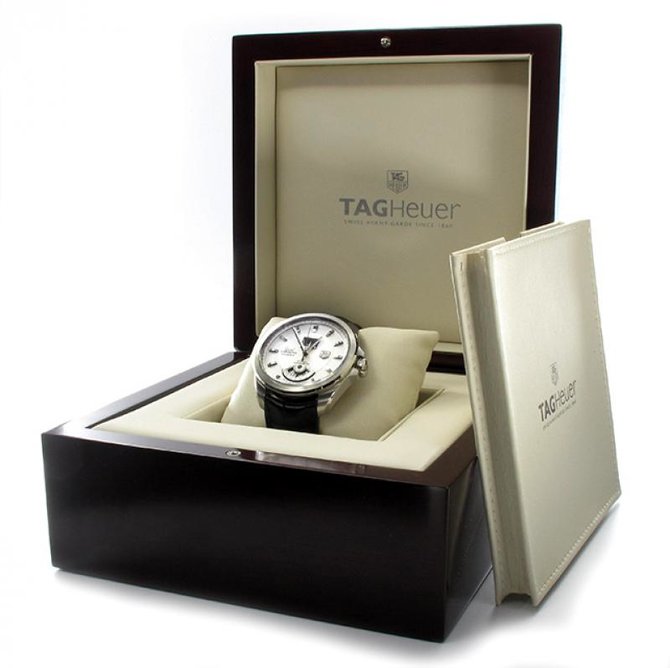 Tag Heuer WAV5112.FC6225 Grand Carrera Calibre 8 RS Grand-Date GMT Automatic 42.5 mm  - фото 5
