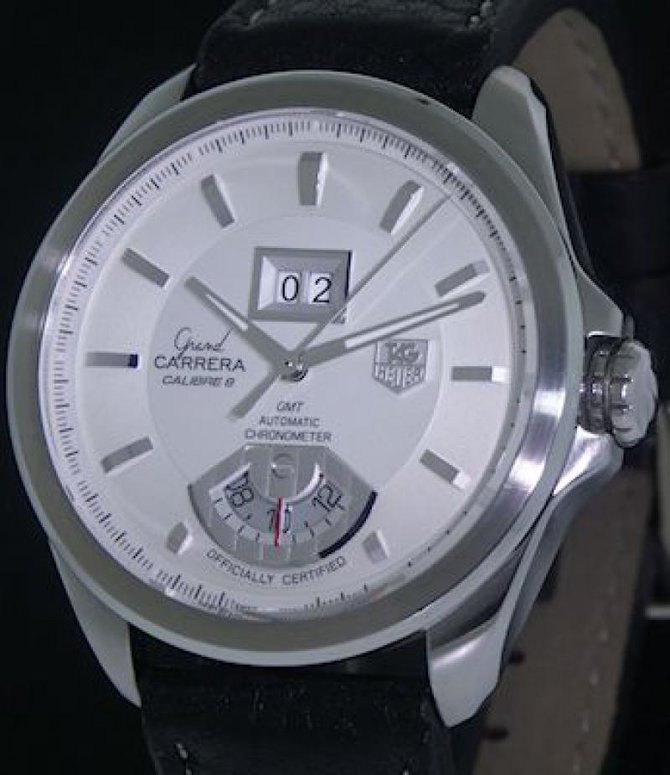 Tag Heuer WAV5112.FC6225 Grand Carrera Calibre 8 RS Grand-Date GMT Automatic 42.5 mm  - фото 6