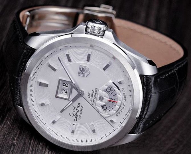 Tag Heuer WAV5112.FC6225 Grand Carrera Calibre 8 RS Grand-Date GMT Automatic 42.5 mm  - фото 8