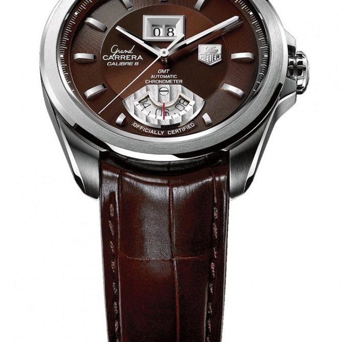 Tag Heuer WAV5113.FC6231 Grand Carrera Calibre 8 RS Grand-Date GMT Automatic 42.5 mm  - фото 2