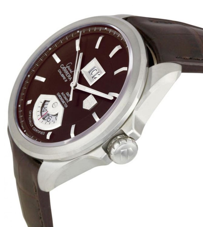 Tag Heuer WAV5113.FC6231 Grand Carrera Calibre 8 RS Grand-Date GMT Automatic 42.5 mm  - фото 4
