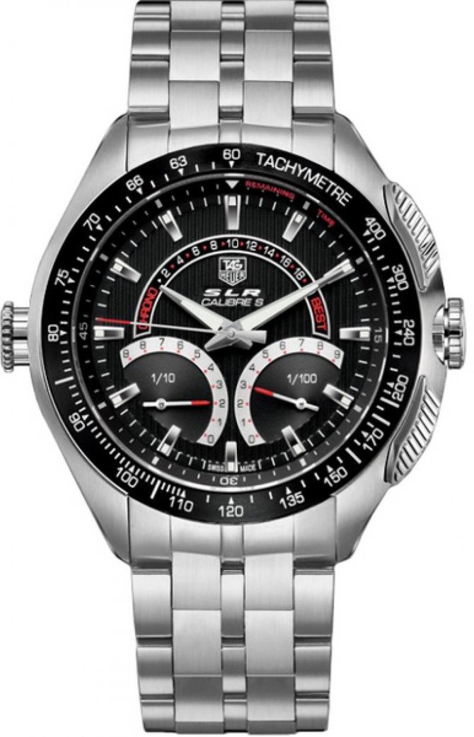Tag Heuer CAG7010.BA0254 SLR Calibre S Laptimer 1/100th Electro-Mechanical Chronograph 47 mm - фото 1