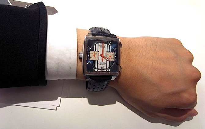 Tag Heuer CAW211D.FC6300 Monaco Steve McQueen Calibre 11 - фото 2