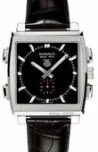 Tag Heuer Часы Tag Heuer Monaco CW9110.FC6177 Sixty Nine Mechanical Winding 1/1000 th Digital Chronograph 39 mm 