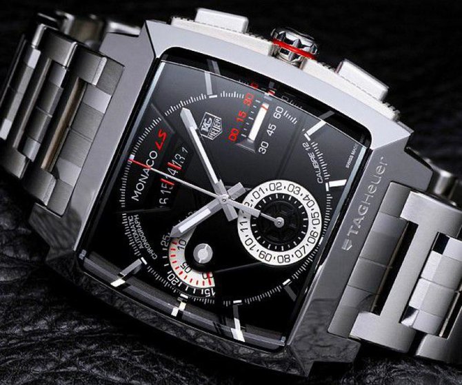 Tag Heuer CAL2110.BA0781 Monaco Calibre 12 LS Automatic Chronograph 40.5 mm  - фото 3