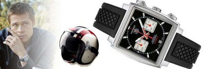 Tag Heuer CAW2114.FT6021 Monaco Calibre 12 Automatic Chronograph 39 mm  - фото 2